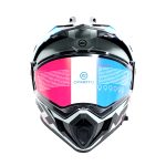 CFMOTO Kaciga helmet plavo crna - Slika 3